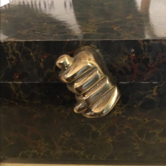 Faux Tortoise Shell Stash Box - Picture 2 of 11